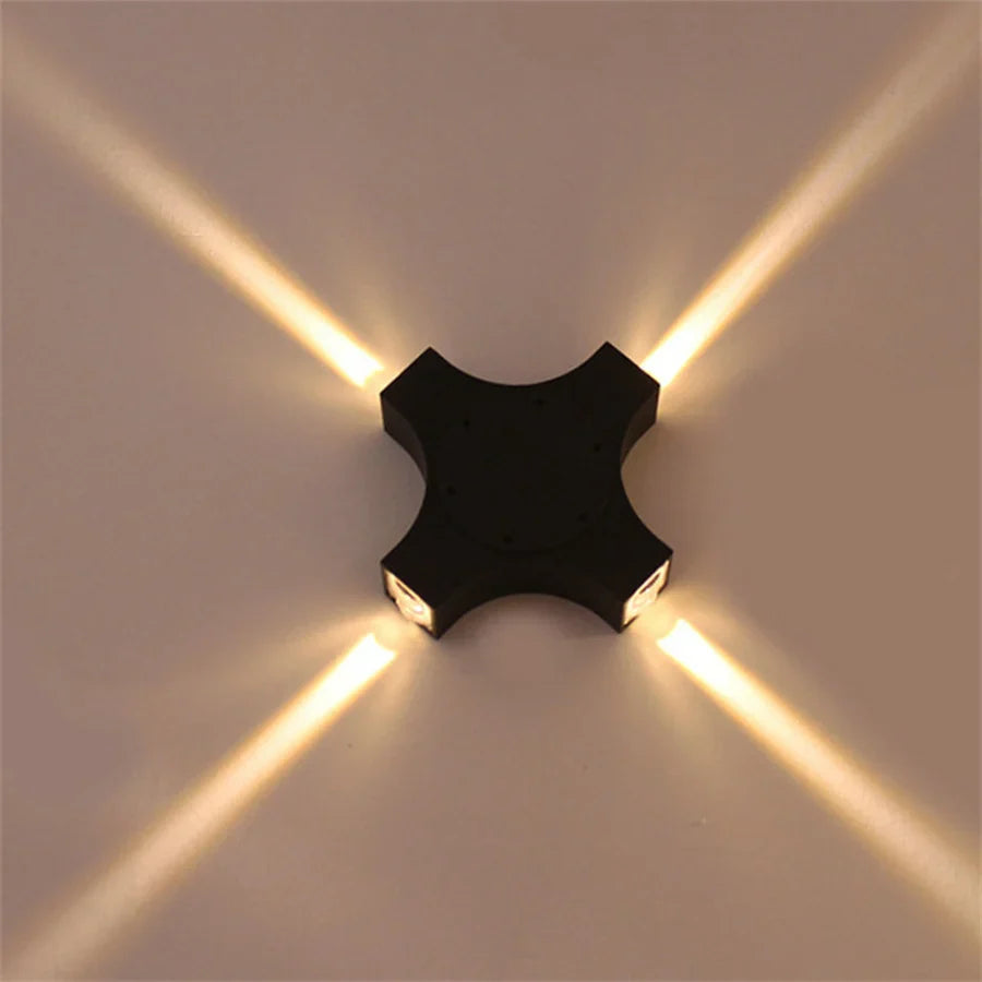AuraShine - Applique Terra Beam | Éclairage mural LED pour jardin et extérieur