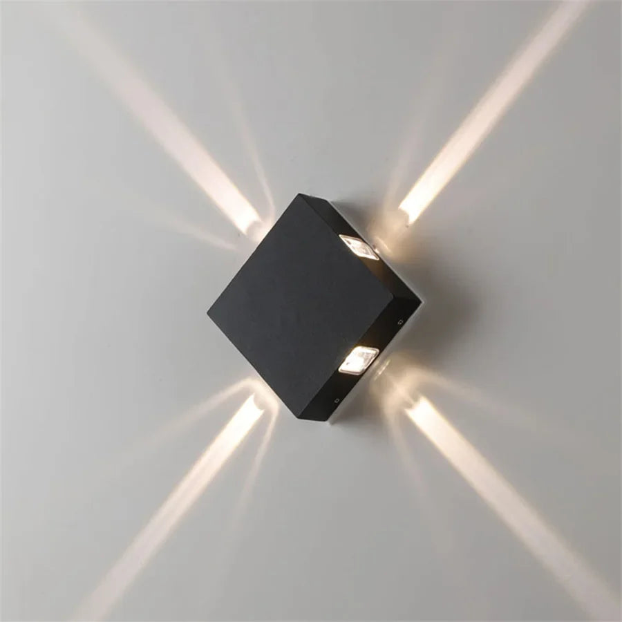 AuraShine - Applique Terra Beam | Éclairage mural LED pour jardin et extérieur