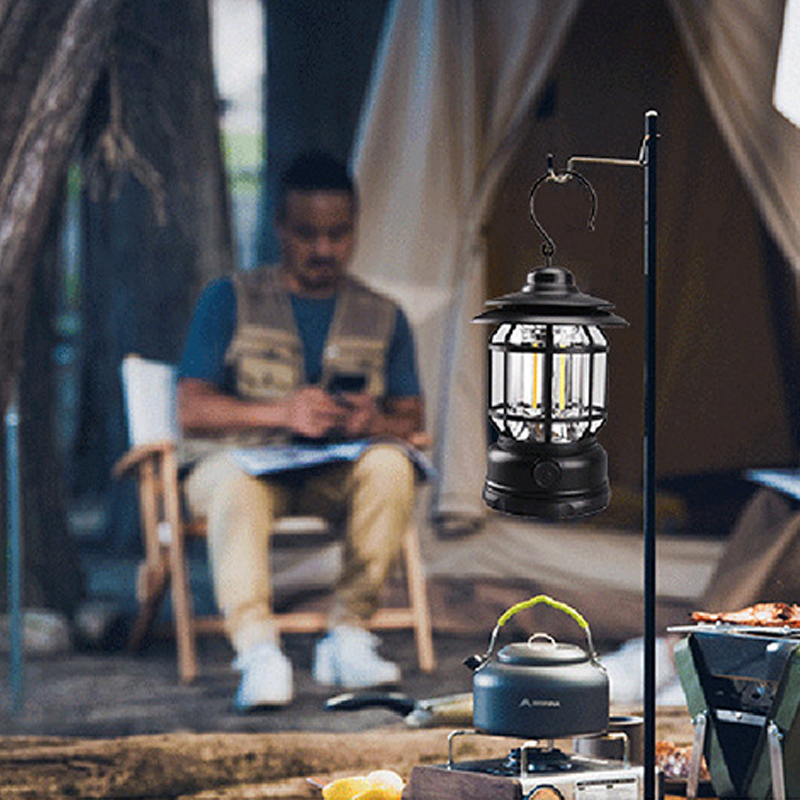 Lampe portable rétro | Éclairage inspiré du vintage pour intérieurs élégants