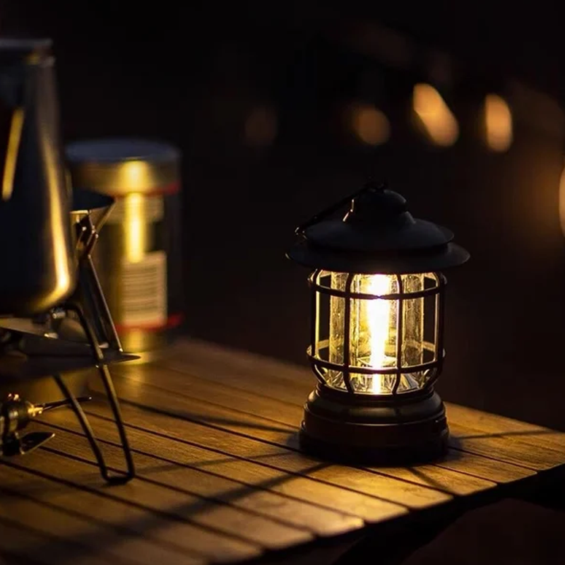 Lampe portable rétro | Éclairage inspiré du vintage pour intérieurs élégants