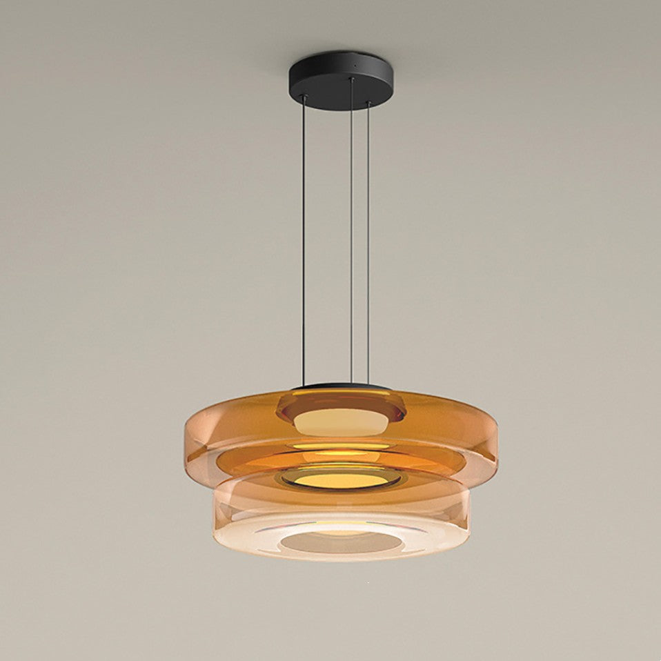 Clario - Suspensions en Verre Modernes | Lampes LED réglables pour intérieurs contemporains