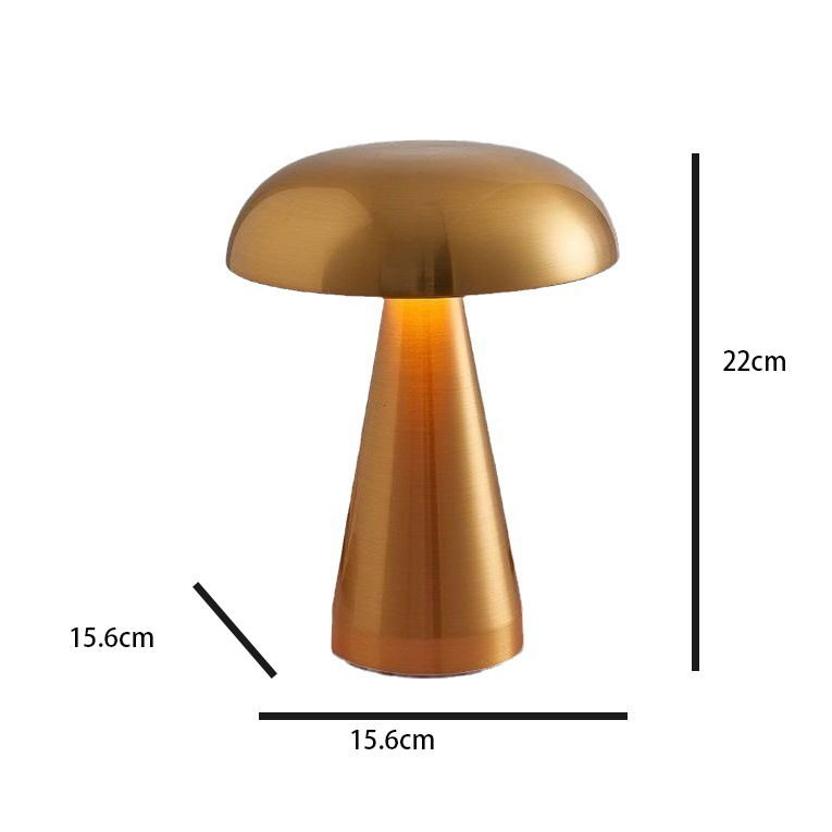 Metalight - Lampadaire Élégant | Rechargeable USB-C et intensité lumineuse réglable