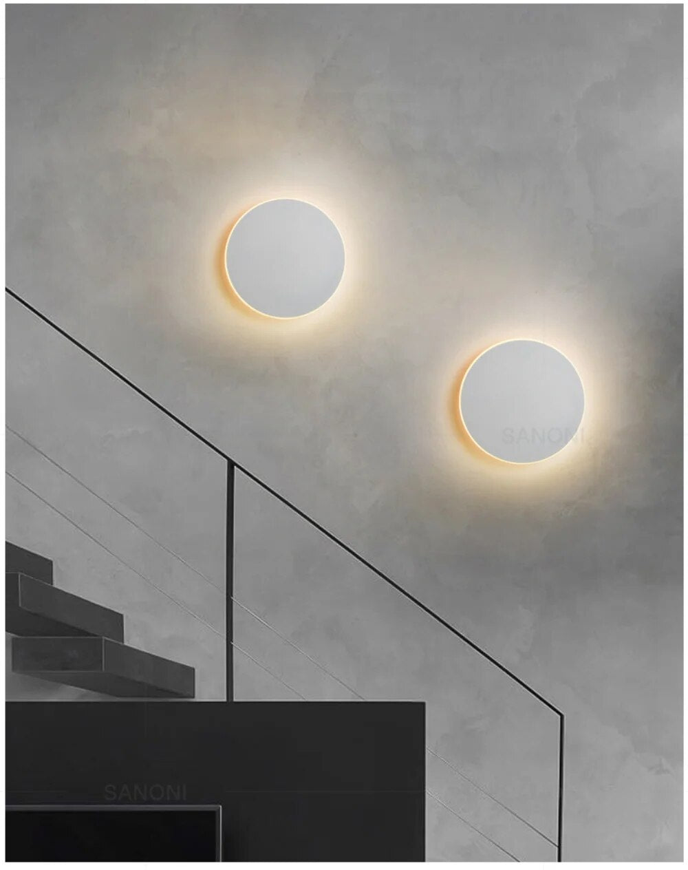 SleekSphere - Applique murale LED ronde