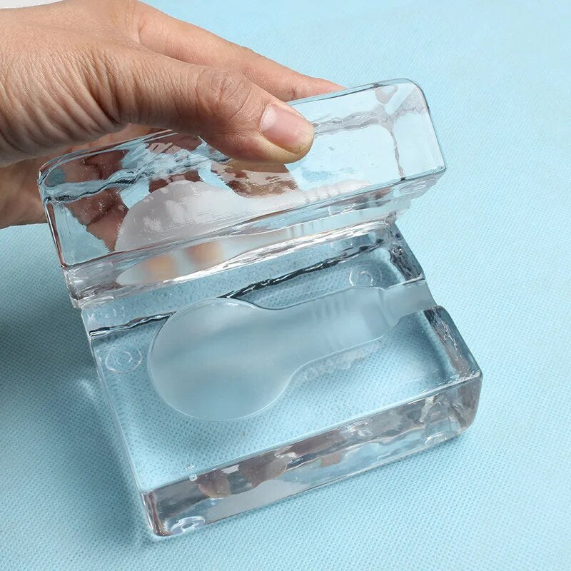 Lampe de table transparente - Cristal clair