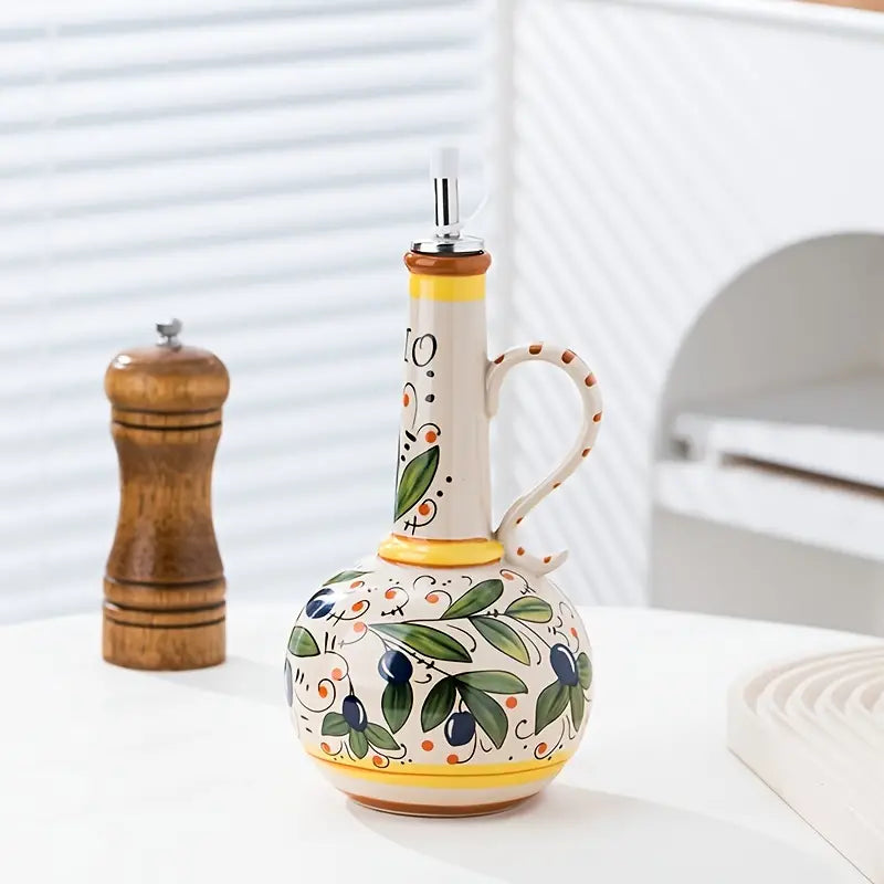 OilMaster - Distributeur d'huile d'olive toscane | Solution de versement élégante et précise pour la cuisine