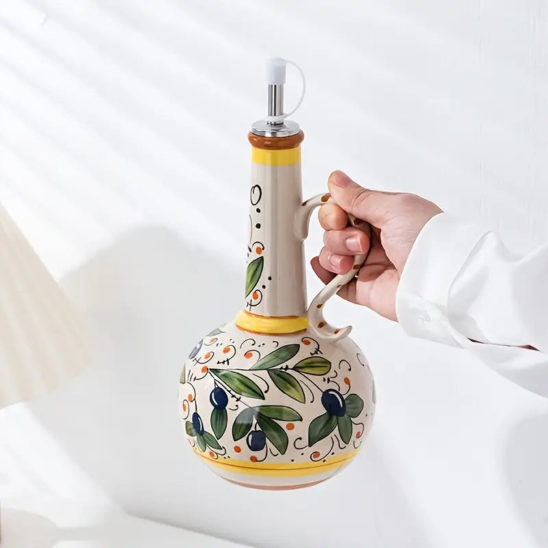 OilMaster - Distributeur d'huile d'olive toscane | Solution de versement élégante et précise pour la cuisine