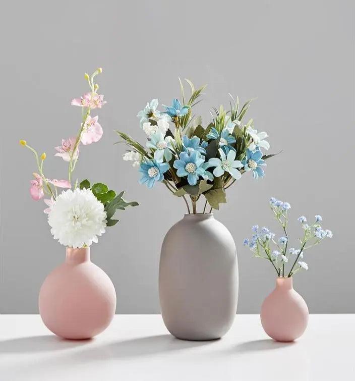 Collection de Vases en Céramique Modernes | Décoration Intérieure Élégante Minimaliste Multicolore