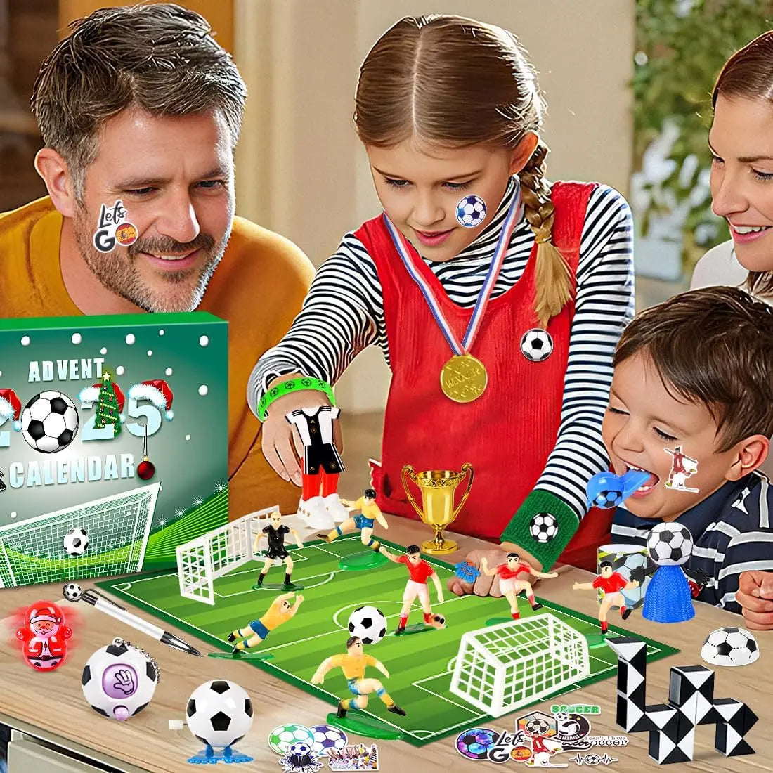 Calendrier de l'Avent football pour enfants | GIF captivant 3