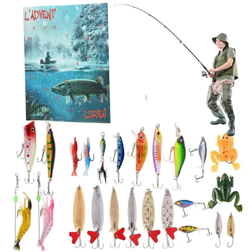 Calendrier de l'Avent pour les pêcheurs | Cadeau de Noël 2