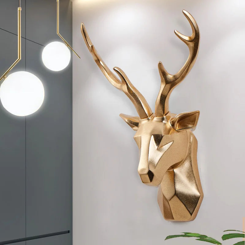 MajesticStag - Statue 3D de tête de cerf