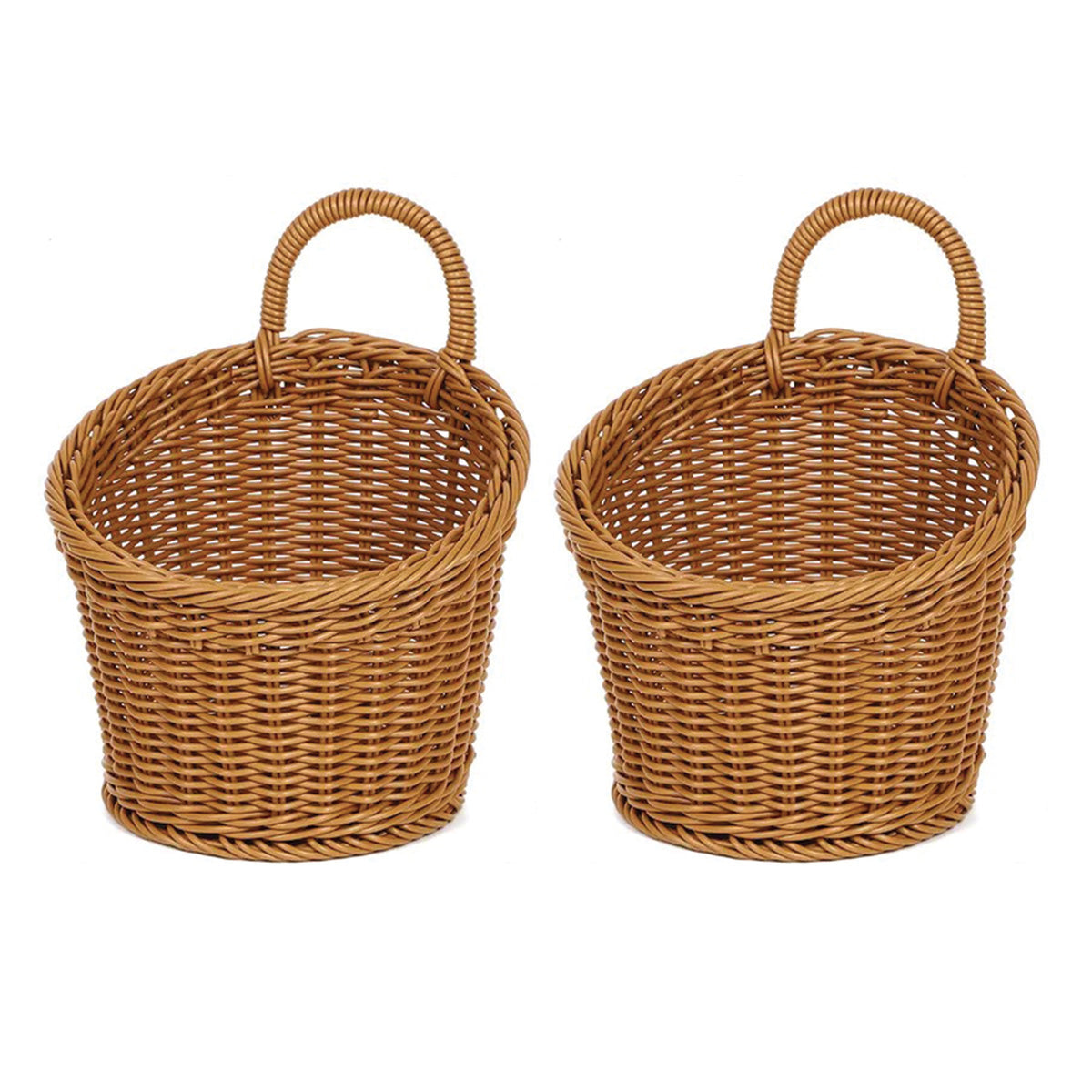 Paniers suspendus tissés à la main | Solutions de stockage artisanales
