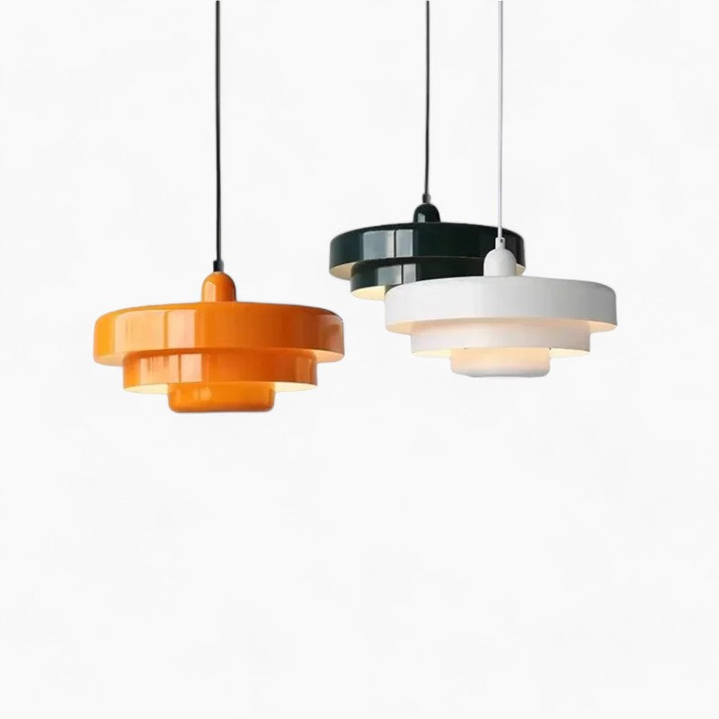 Carbona - Suspension Moderne en Acier au Carbone | Éclairage design avec source E27