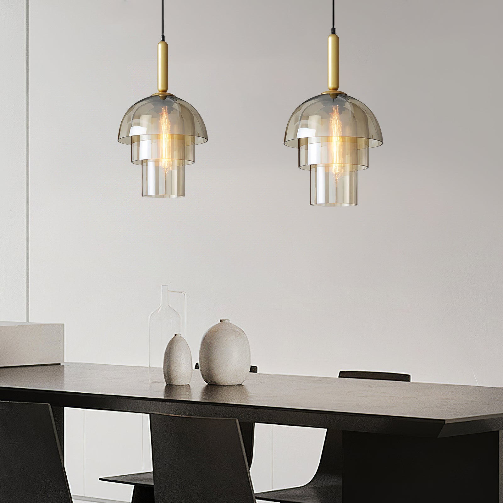 Doma - Luminaires Suspendus en Dôme Modernes | Éclairage pendant contemporain avec câble ajustable