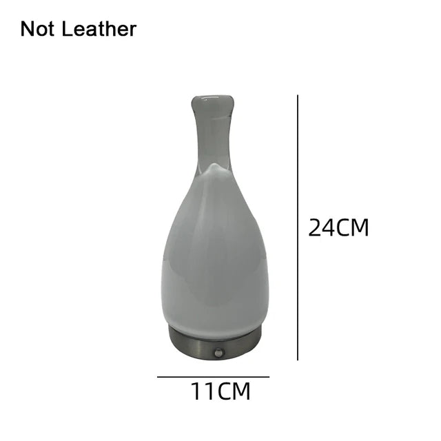 Lampe Nordique en CuirLuxe - Bouteille