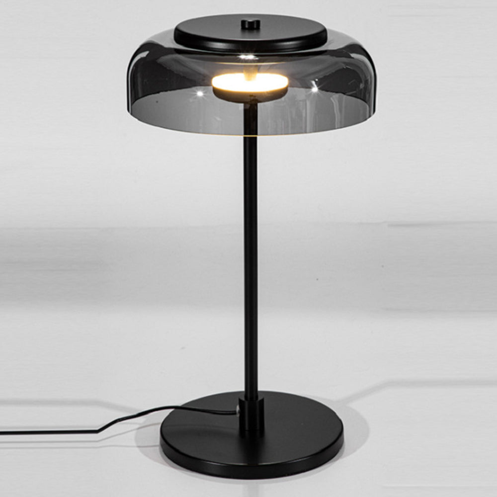 Lampe en verre nordique élégante | Lumière de table moderne pour table de chevet