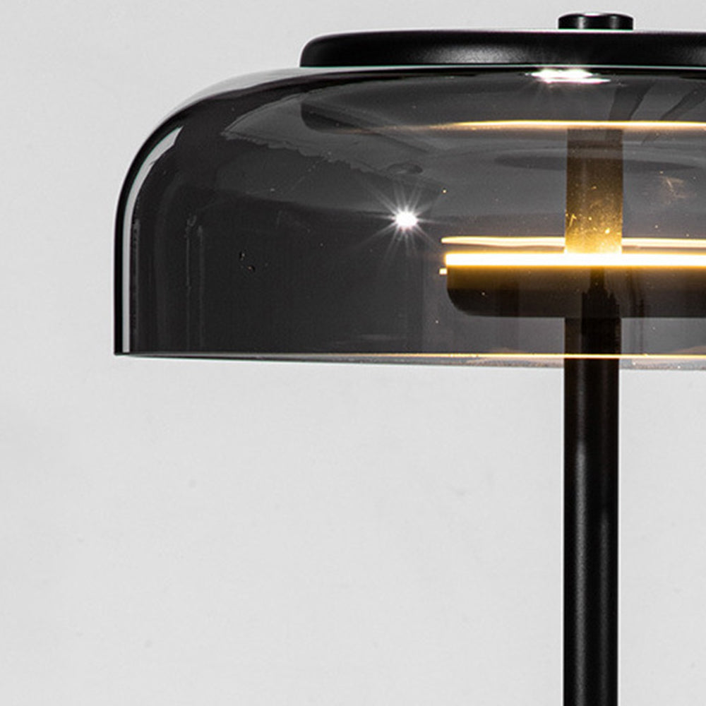 Lampe en verre nordique élégante | Lumière de table moderne pour table de chevet