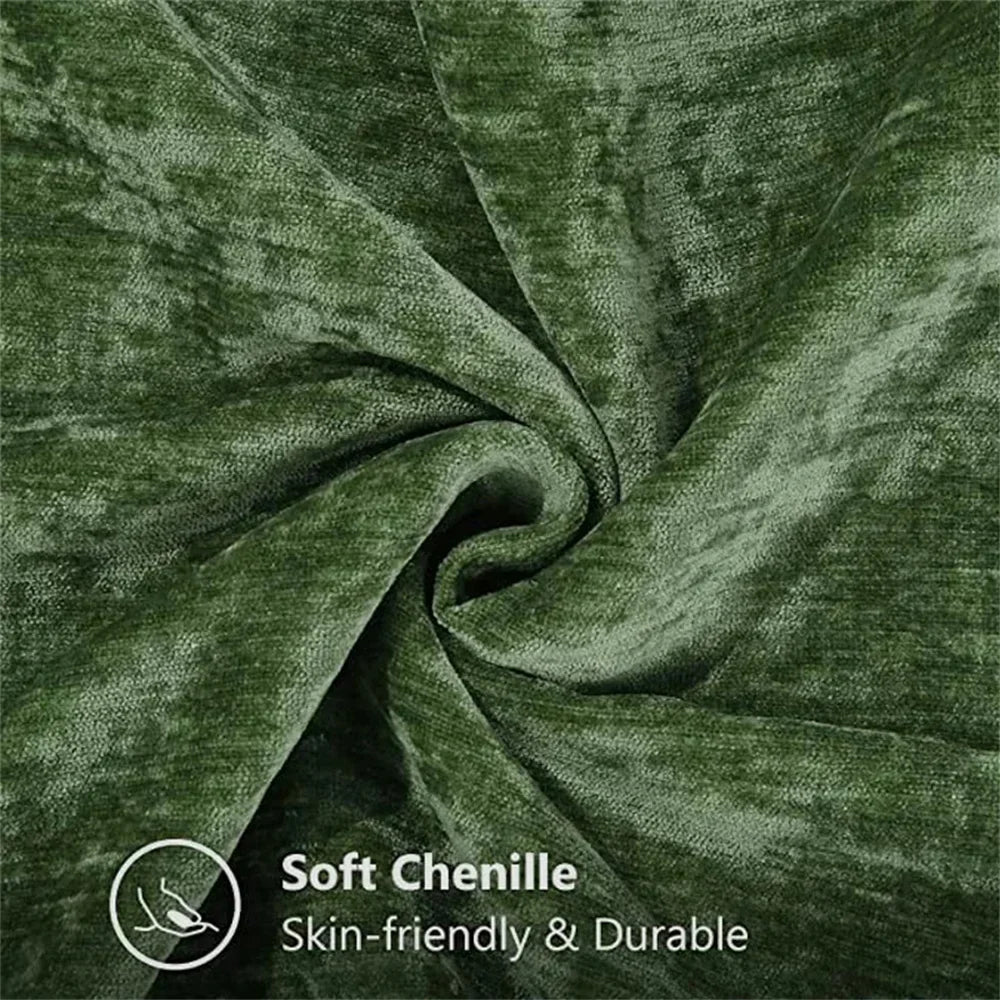 LuminaLuxe - Housse de coussin en chenille