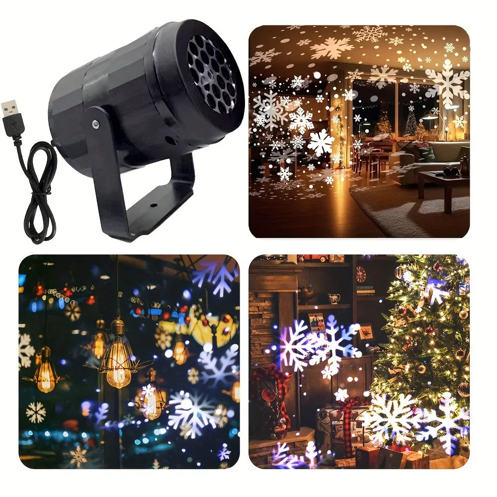 SnowflakeDream | Projecteur de flocons de neige USB