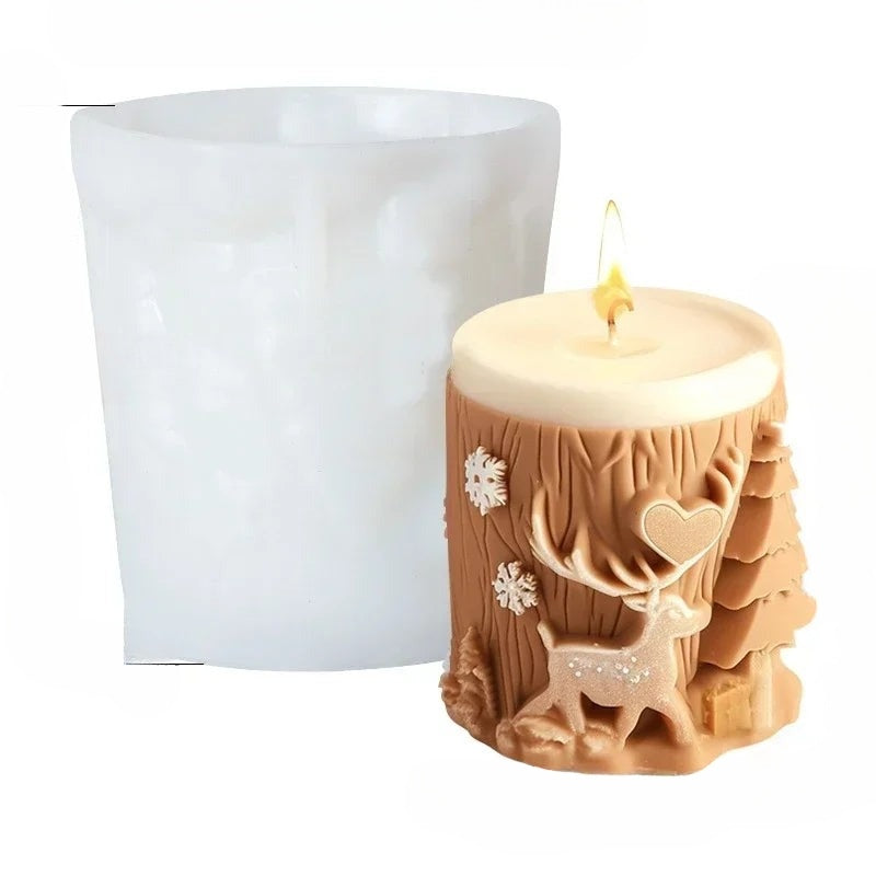 JoyMold – Moule Cylindrique Élégant de Noël