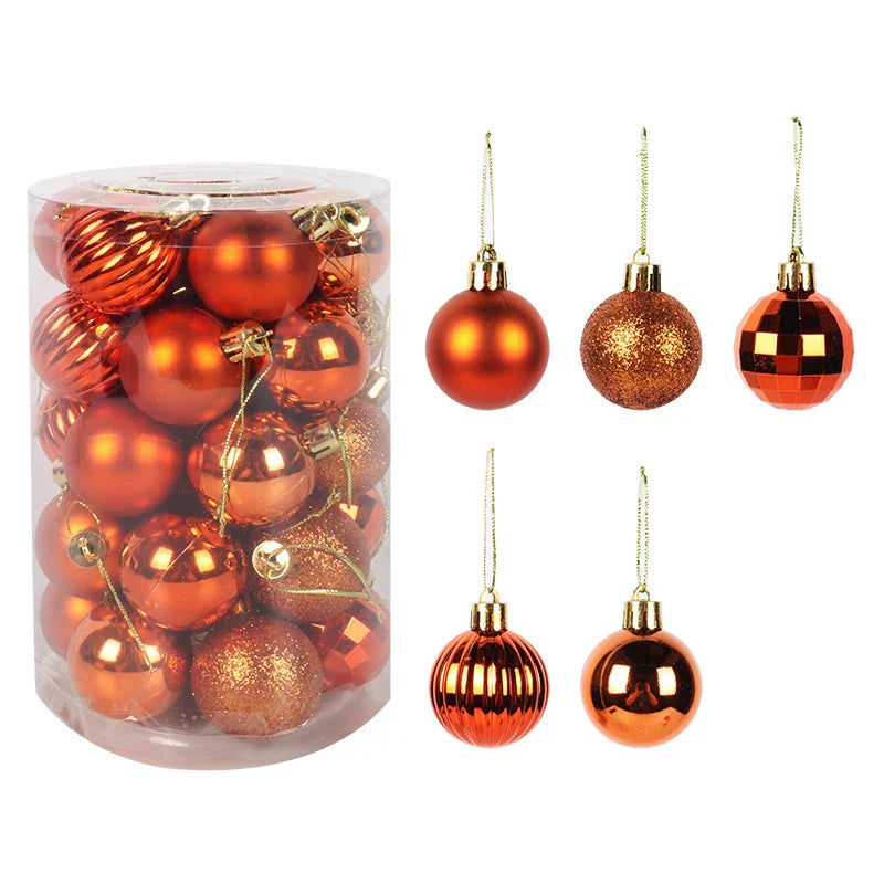 Ornement pour sapin de Noël - Ensemble de boules vibrantes