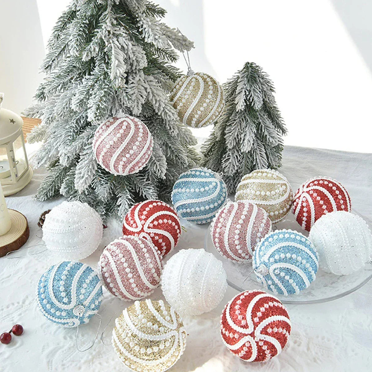 PearlXmas | Élégant ornement de sapin de Noël