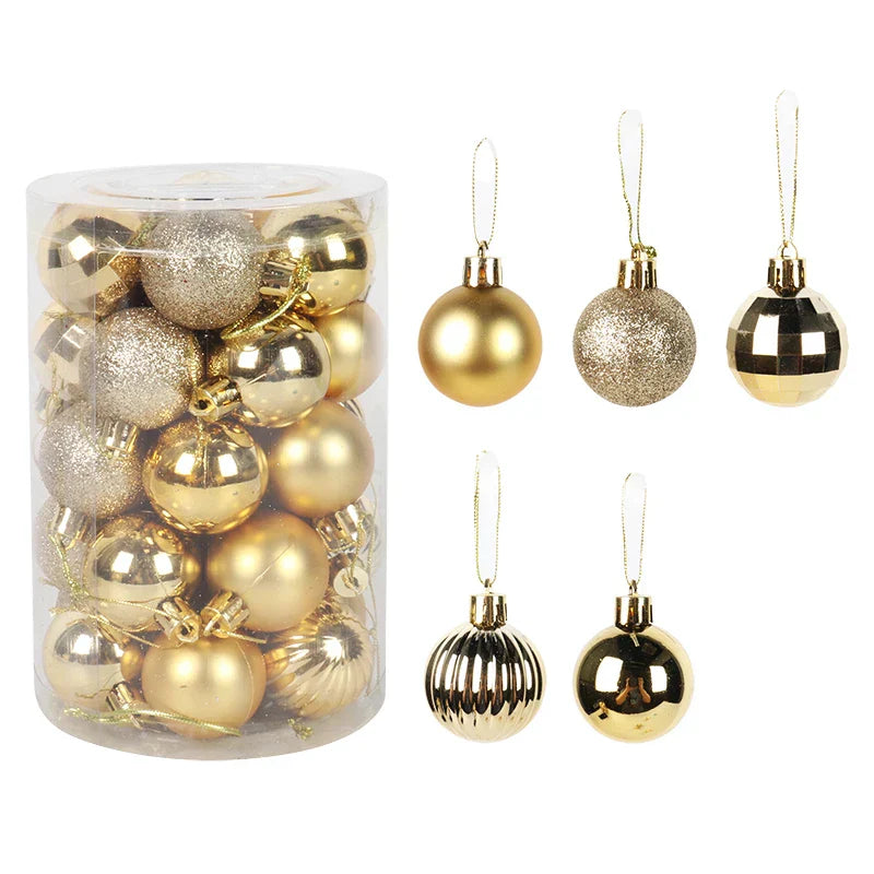 Ornement pour sapin de Noël - Ensemble de boules vibrantes
