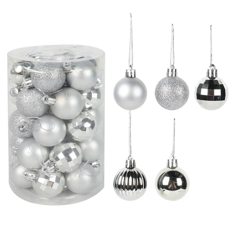Ornement pour sapin de Noël - Ensemble de boules vibrantes