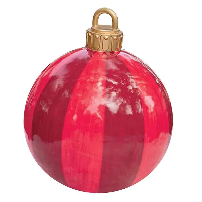 Ornement de jardin | énorme boule de Noël gonflable en PVC
