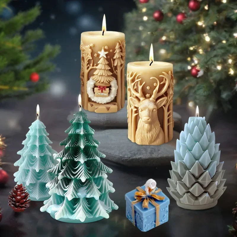 JoyMold – Moule Cylindrique Élégant de Noël
