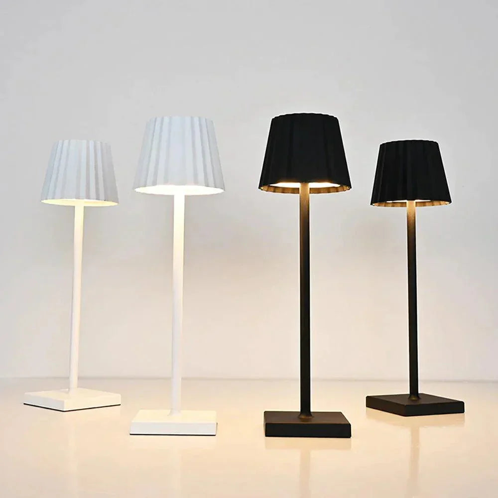 LuxiGlow - Lampe de Table LED Sans Fil | Recharge USB et intensité réglable