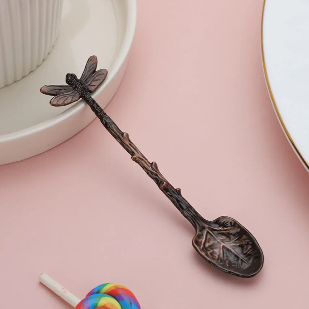 Cuillère Libellule - Cuillère en Alliage Décoratif