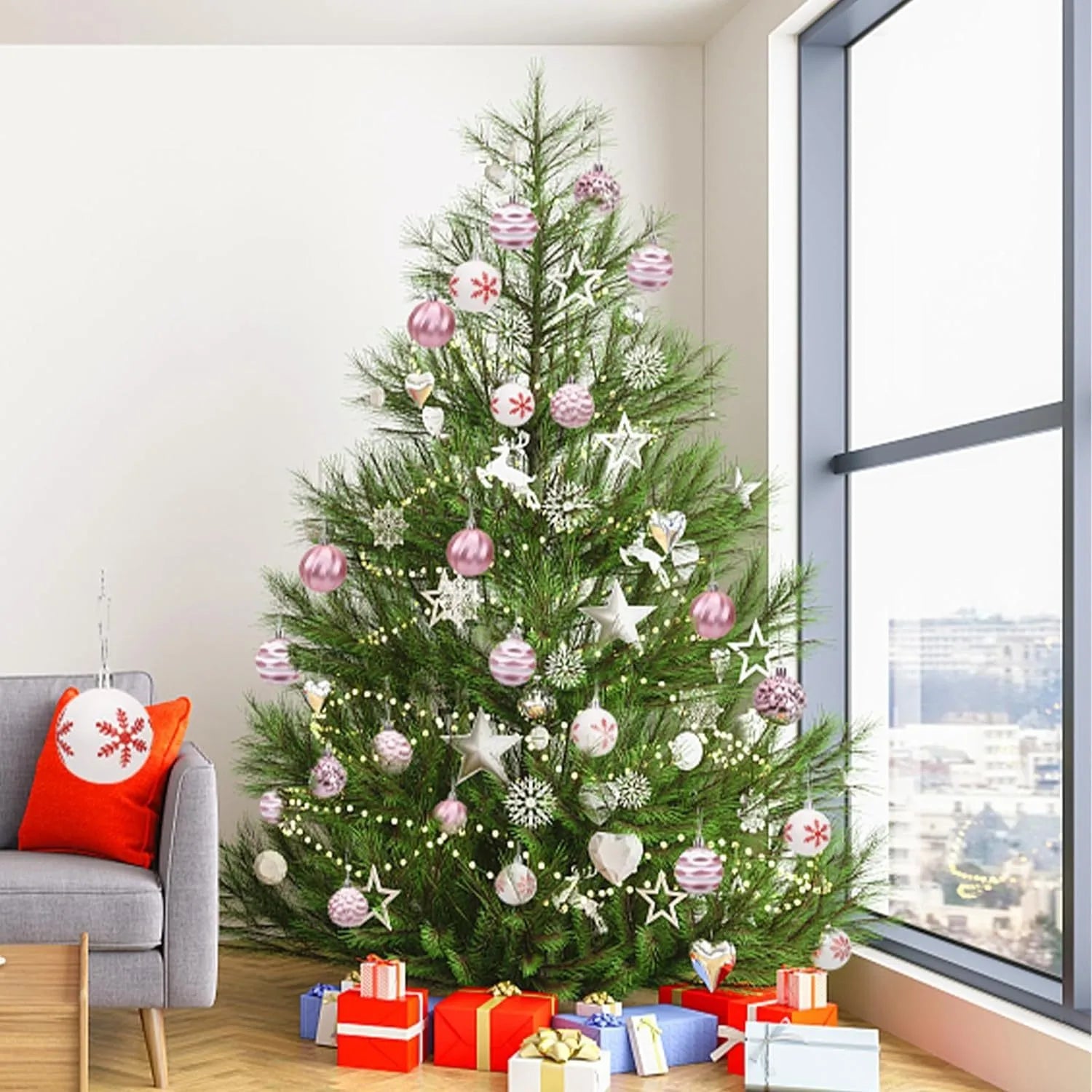 Accessoires de Noël Roses - PinkOrnament
