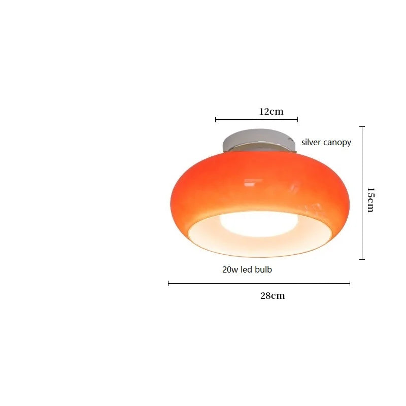 Orvalo - Luminaire Suspension en Verre et Cuivre | Design nordique moderne avec douille E27