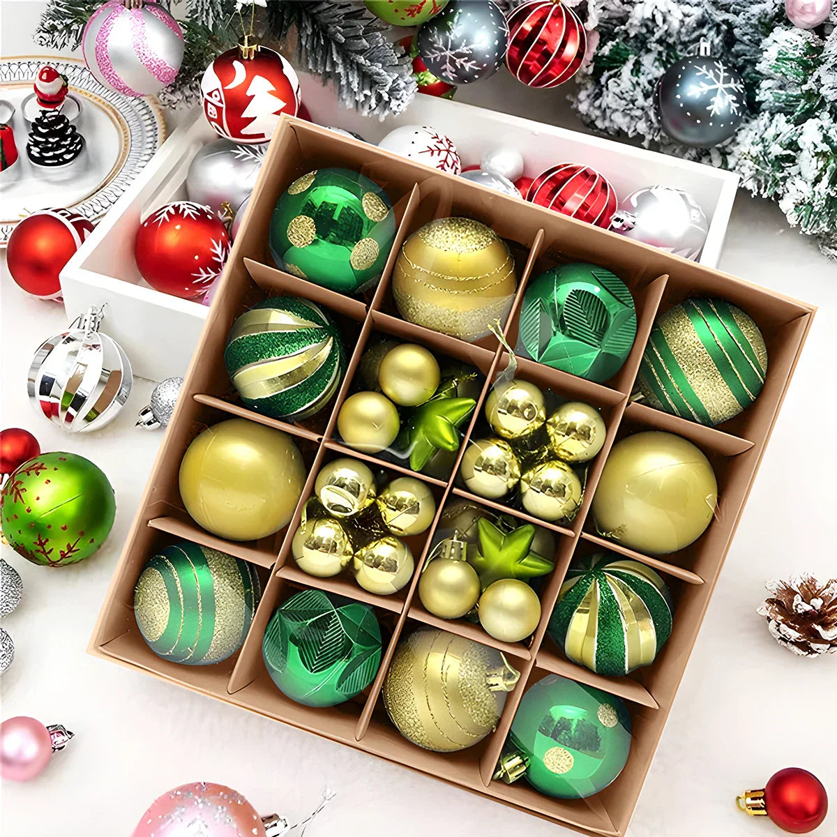 Boules de Décoration de Sapin de Noël TwinkleTree