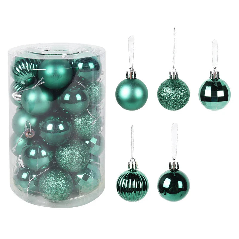 Ornement pour sapin de Noël - Ensemble de boules vibrantes