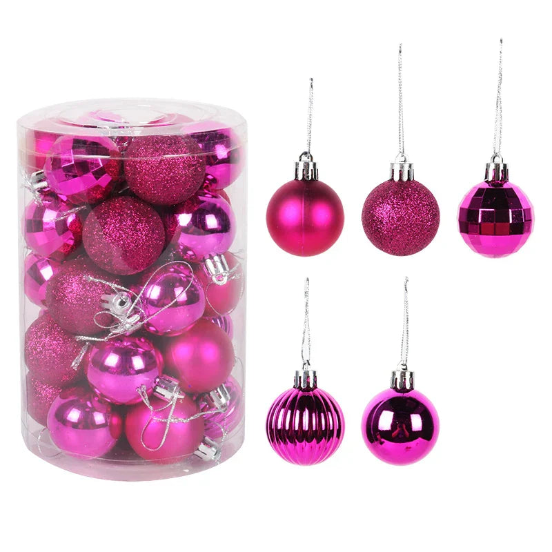 Ornement pour sapin de Noël - Ensemble de boules vibrantes
