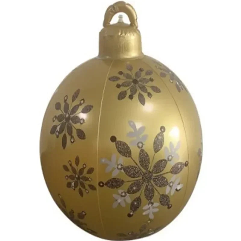 Ornement de jardin | énorme boule de Noël gonflable en PVC