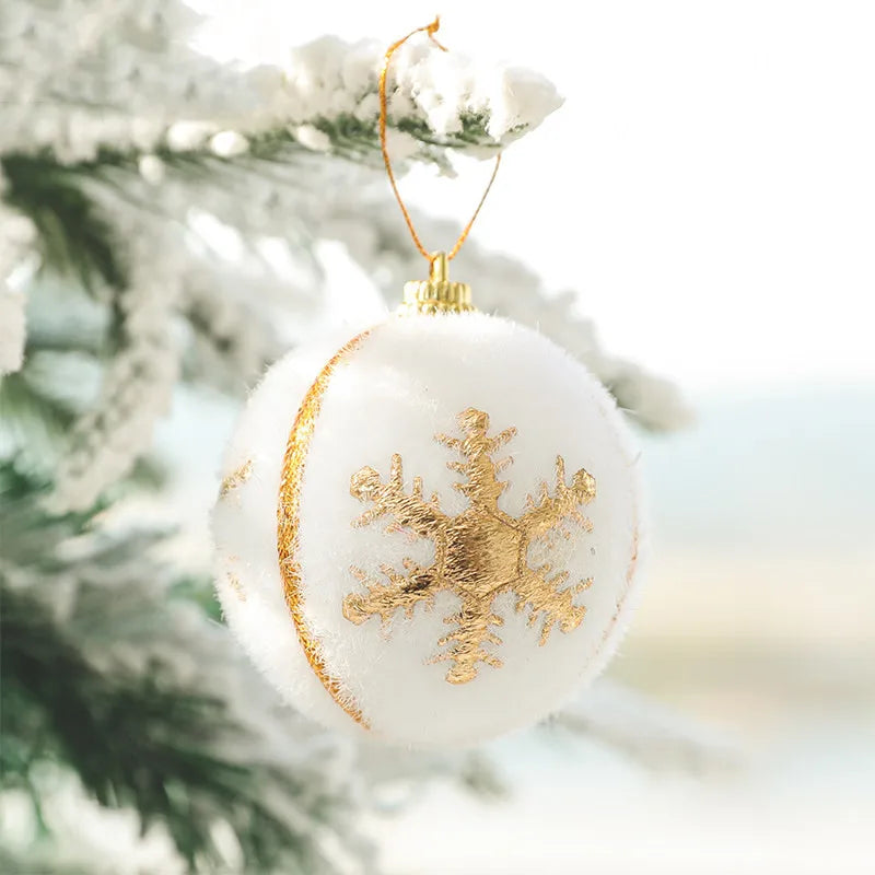 Noël Blanc | Boules de Noël en mousse blanche