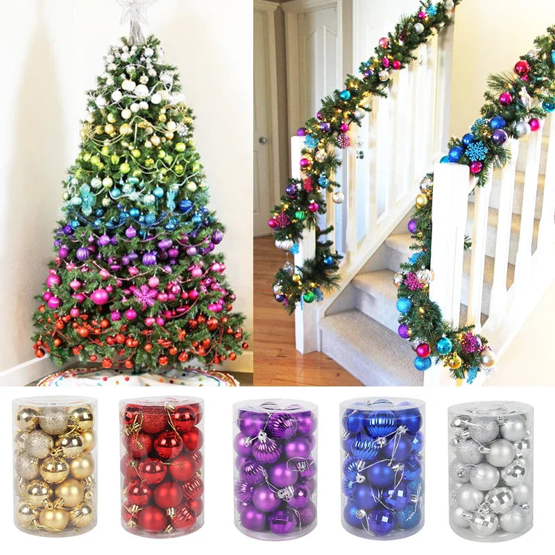 Ornement pour sapin de Noël - Ensemble de boules vibrantes