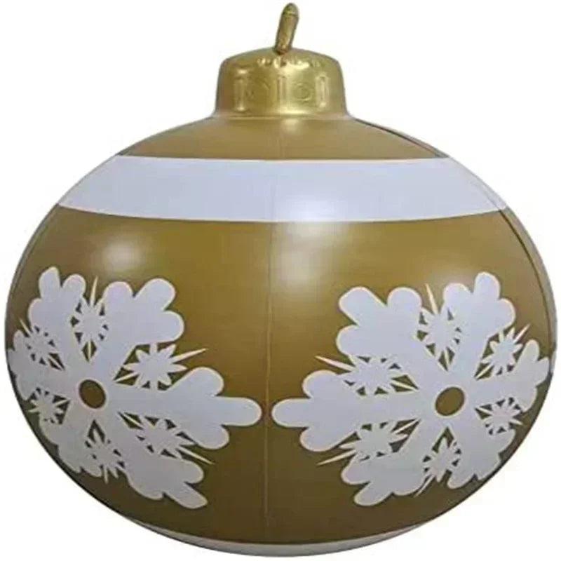 Ornement de jardin | énorme boule de Noël gonflable en PVC