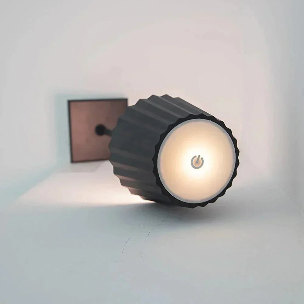 LuxiGlow - Lampe de Table LED Sans Fil | Recharge USB et intensité réglable