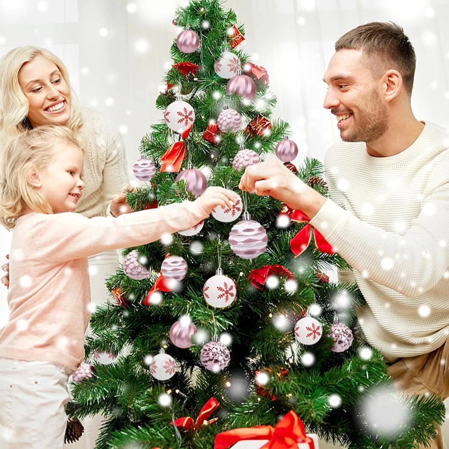 Accessoires de Noël Roses - PinkOrnament