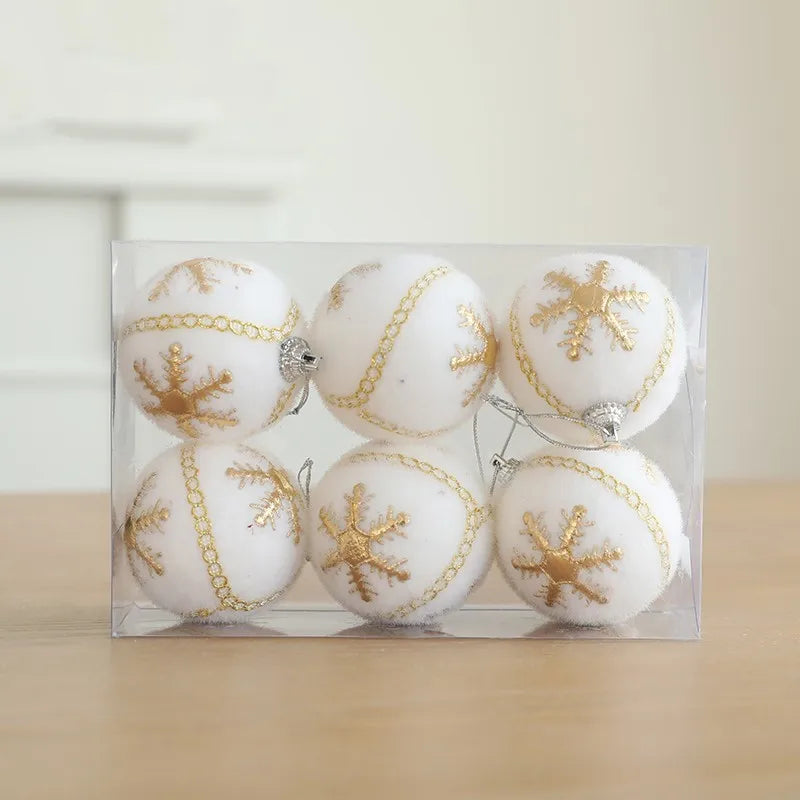 Noël Blanc | Boules de Noël en mousse blanche