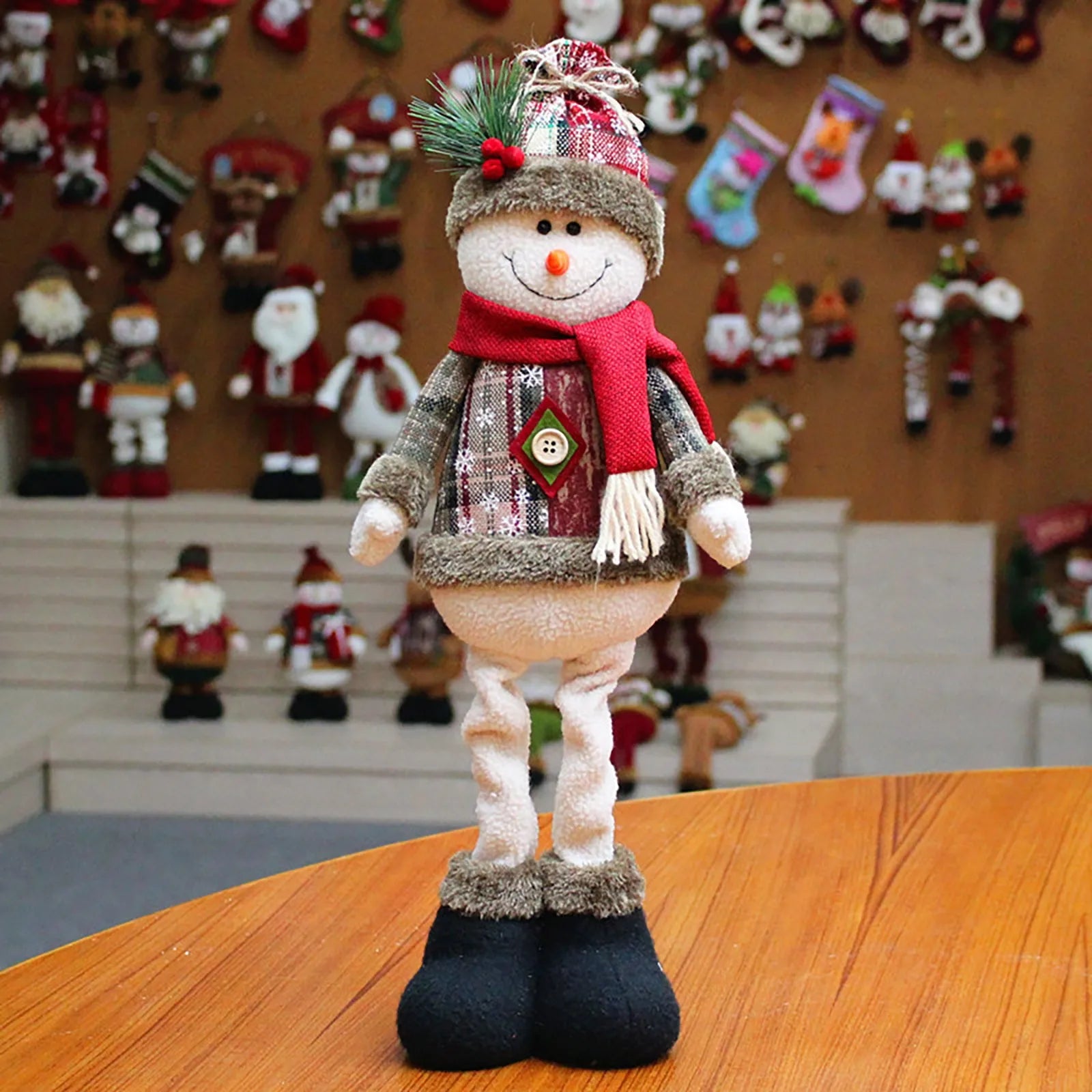 Figurines de Noël en peluche PartyLight pour bébés