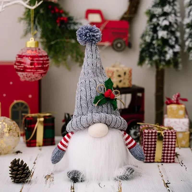 Gnome de Noël - Décoration lumineuse de Noël pour la maison