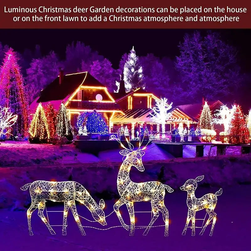 Cerf Luminant | Décoration de Noël en Renne