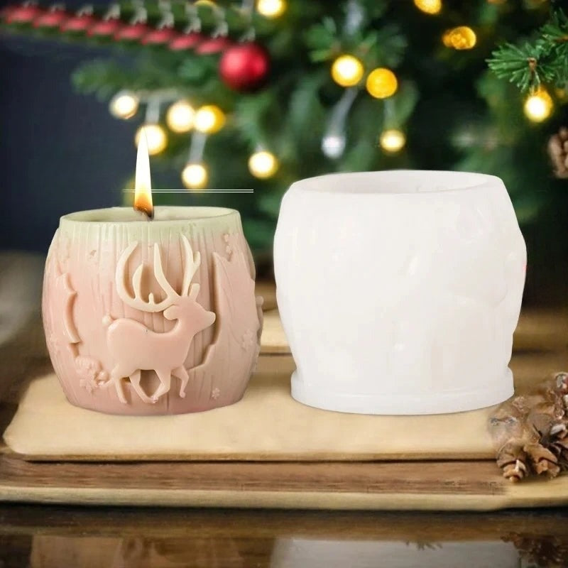 JoyMold – Moule Cylindrique Élégant de Noël