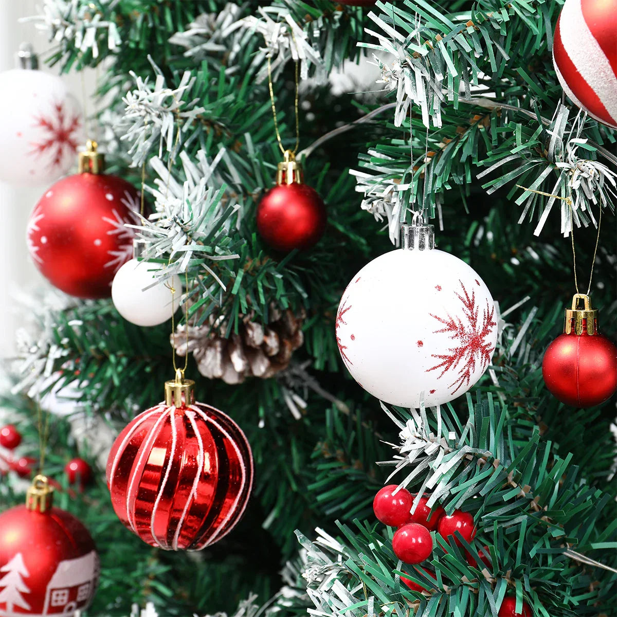 Ornements de Noël métalliques ShinyHoliday