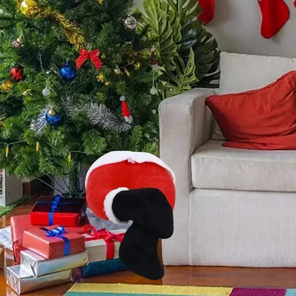 Jambes du Père Noël - Décoration de Noël avec les jambes du Père Noël