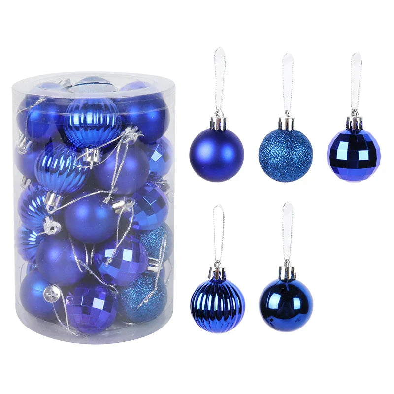 Ornement pour sapin de Noël - Ensemble de boules vibrantes